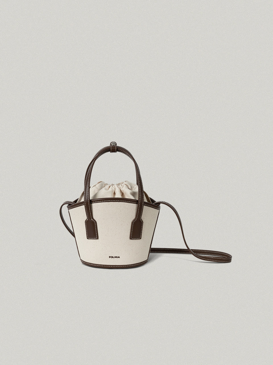 FOLNUA Petit Garden Bag-Canvas - Brown