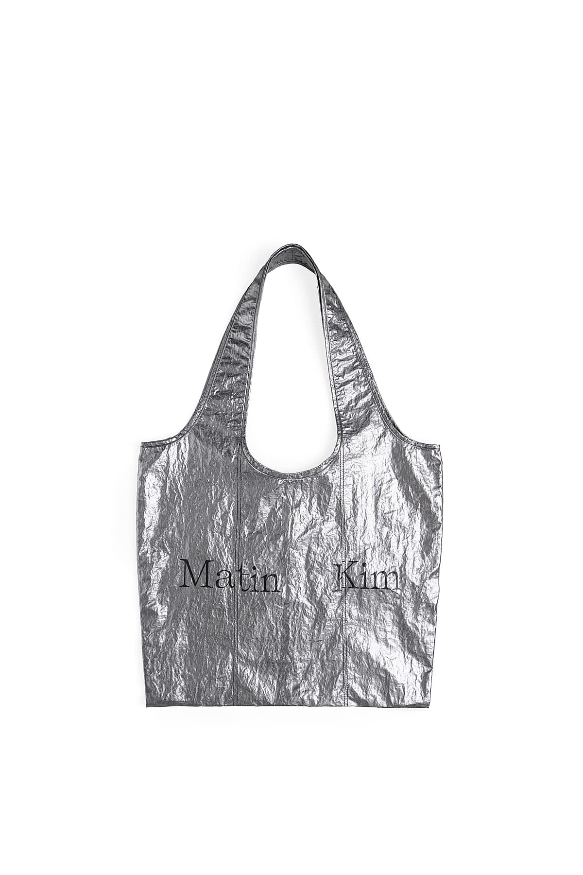 Matin Kim Matin Line Stitch Ecobag - Dark Silver