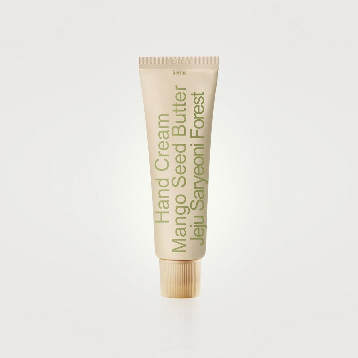 Hetras Perfume Hand Cream [Jeju Saryeoni Forest] 50ml – front packaging