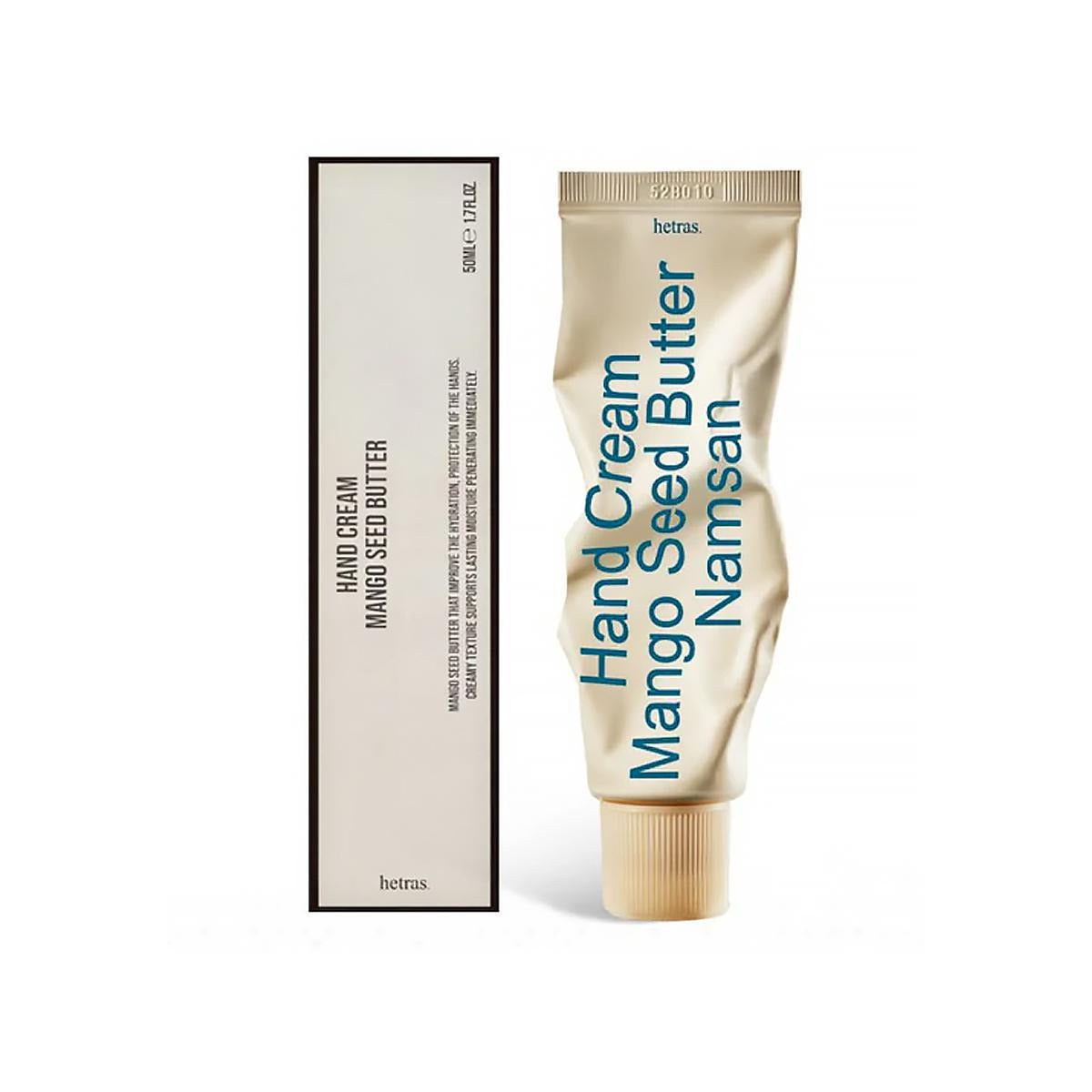 Hetras Perfume Hand Cream [Namsan] 50ml – front packaging