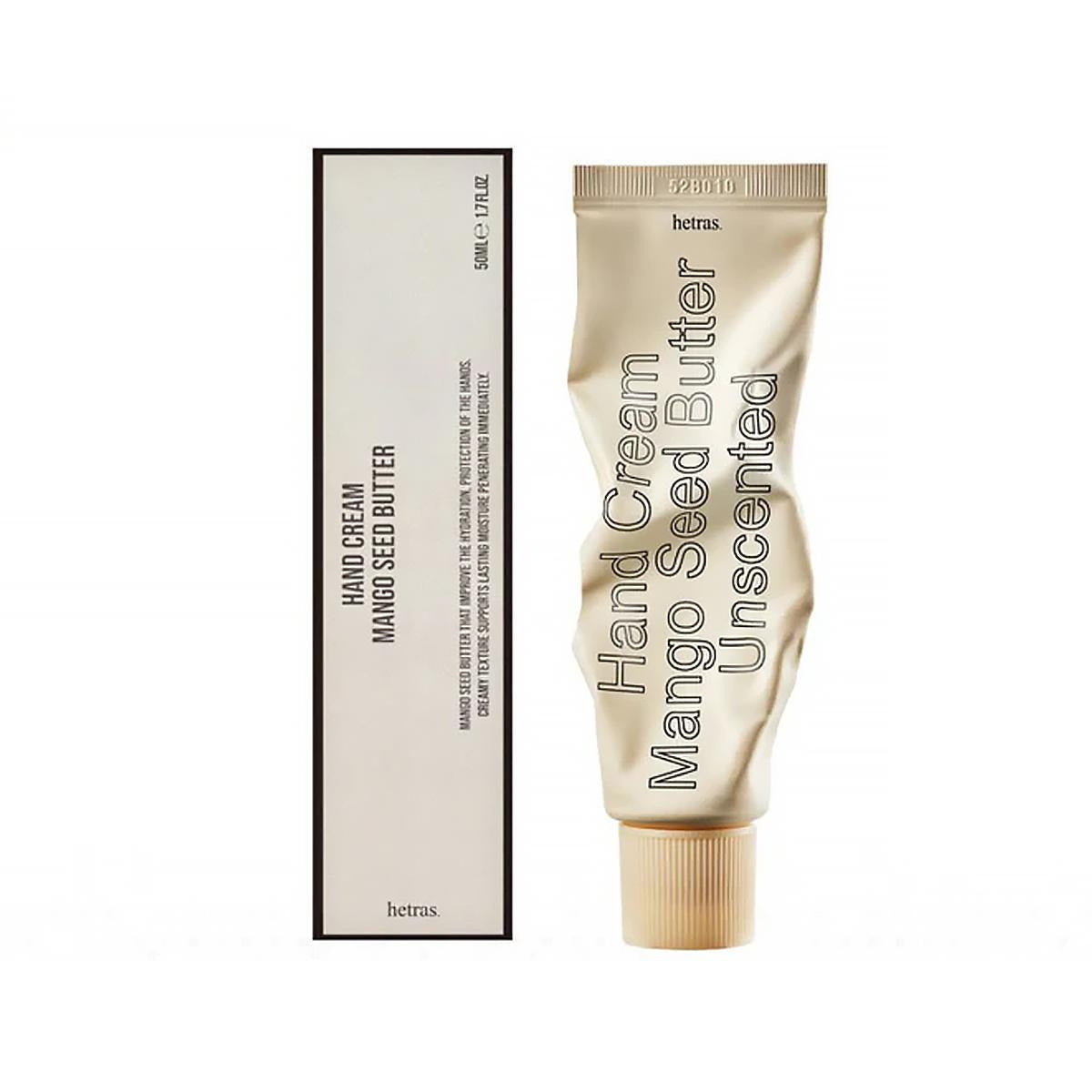Hetras Perfume Hand Cream [Unscented] 50ml – front packaging