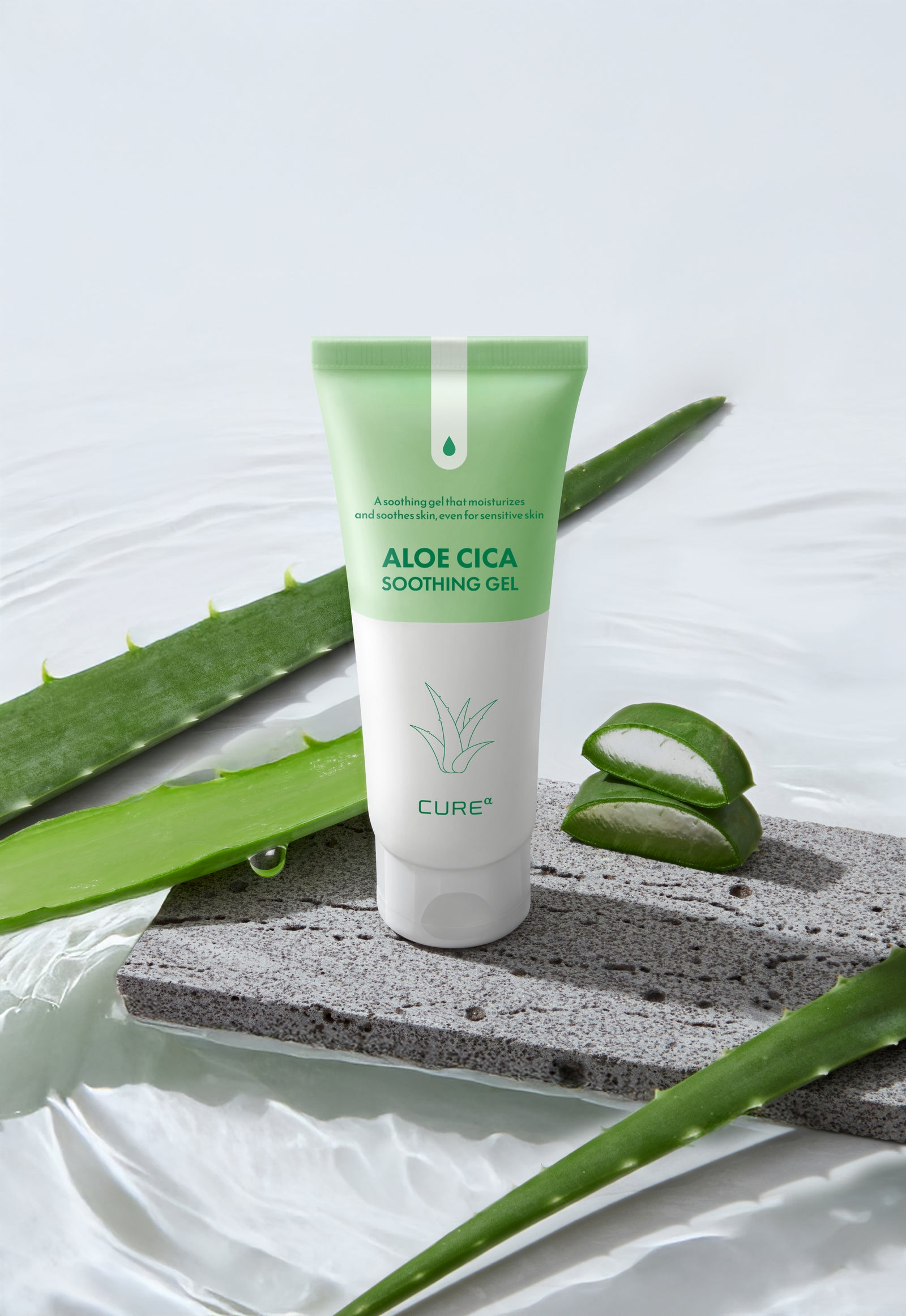 Kim Jung Moon Aloe Cure Alpha Aloe Cica Soothing Gel 150ml — packaging view