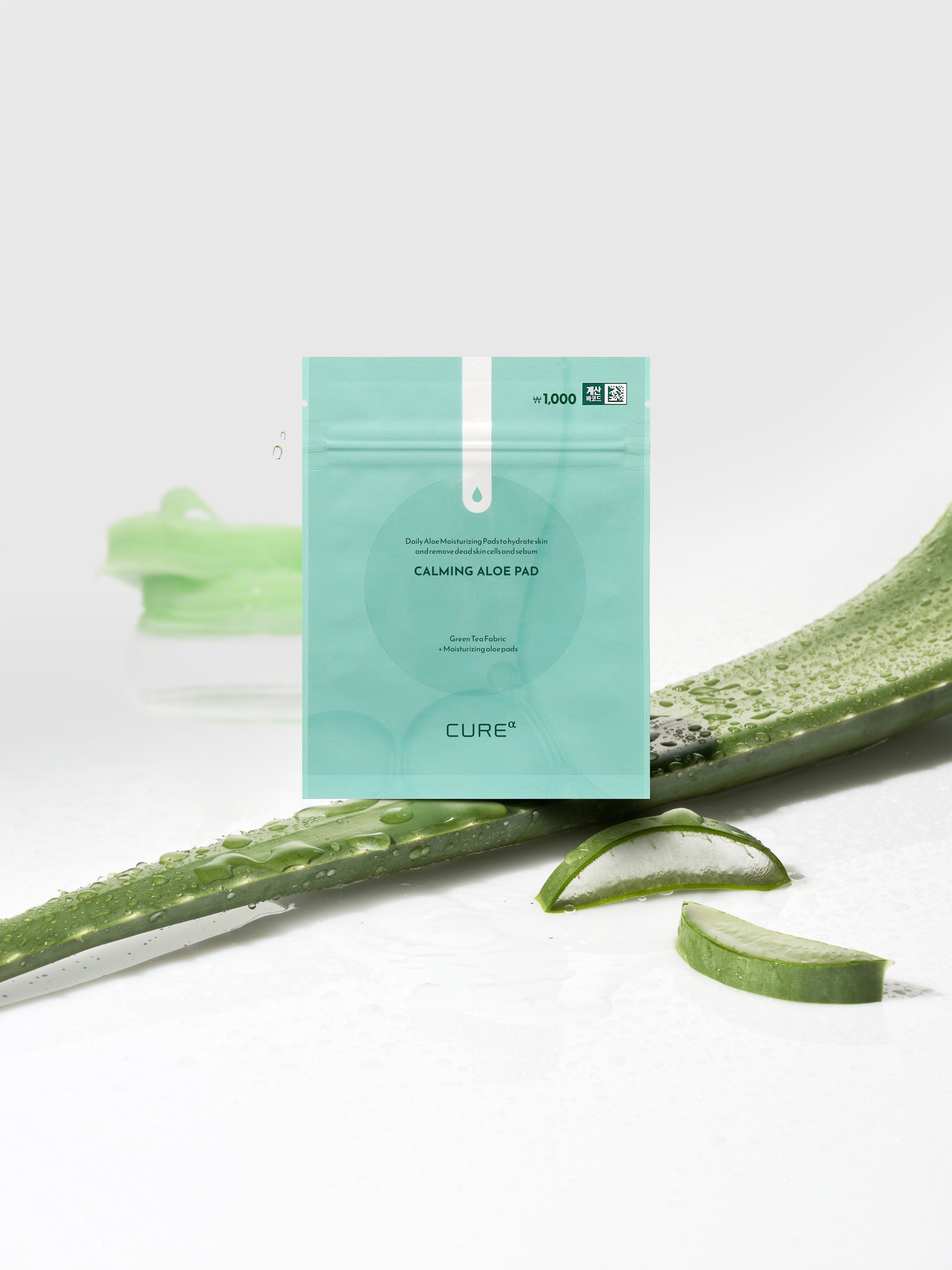 Kim Jung Moon Aloe Cure Alpha Calming Aloe Pad 4 sheets — official alternate product view 2