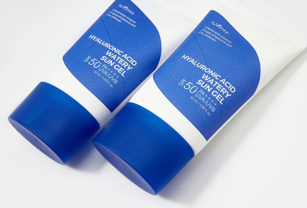 Isntree Hyaluronic Acid Watery Sun Gel SPF50+ — imej 3