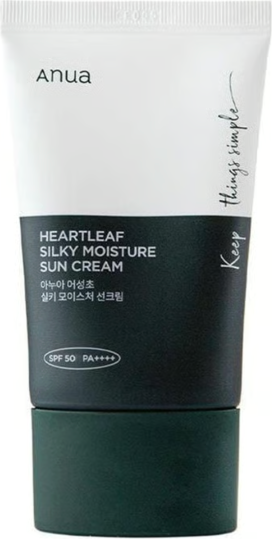 Anua Heartleaf Silky Moisture Sun Cream SPF50+