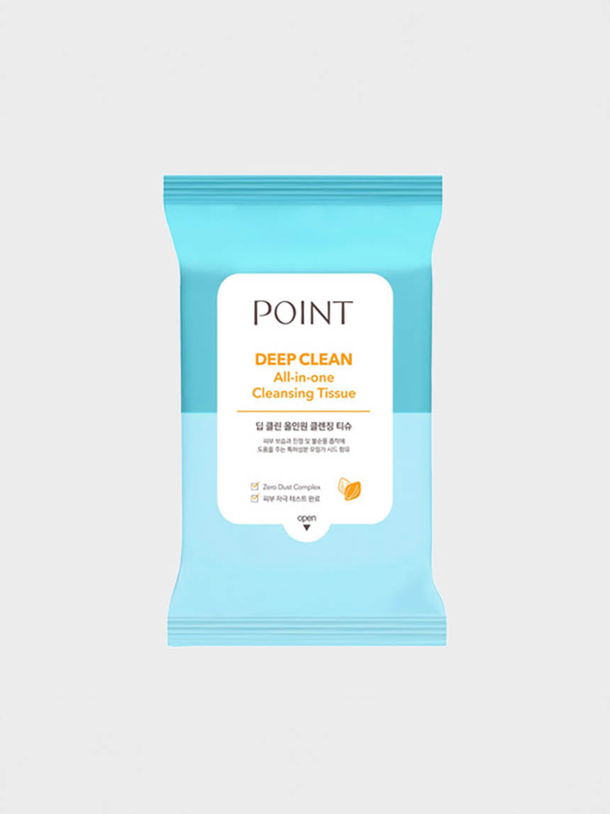 Point Deep Clean All-in-One Cleansing Tissue 30 sheets — official alternate product view 2