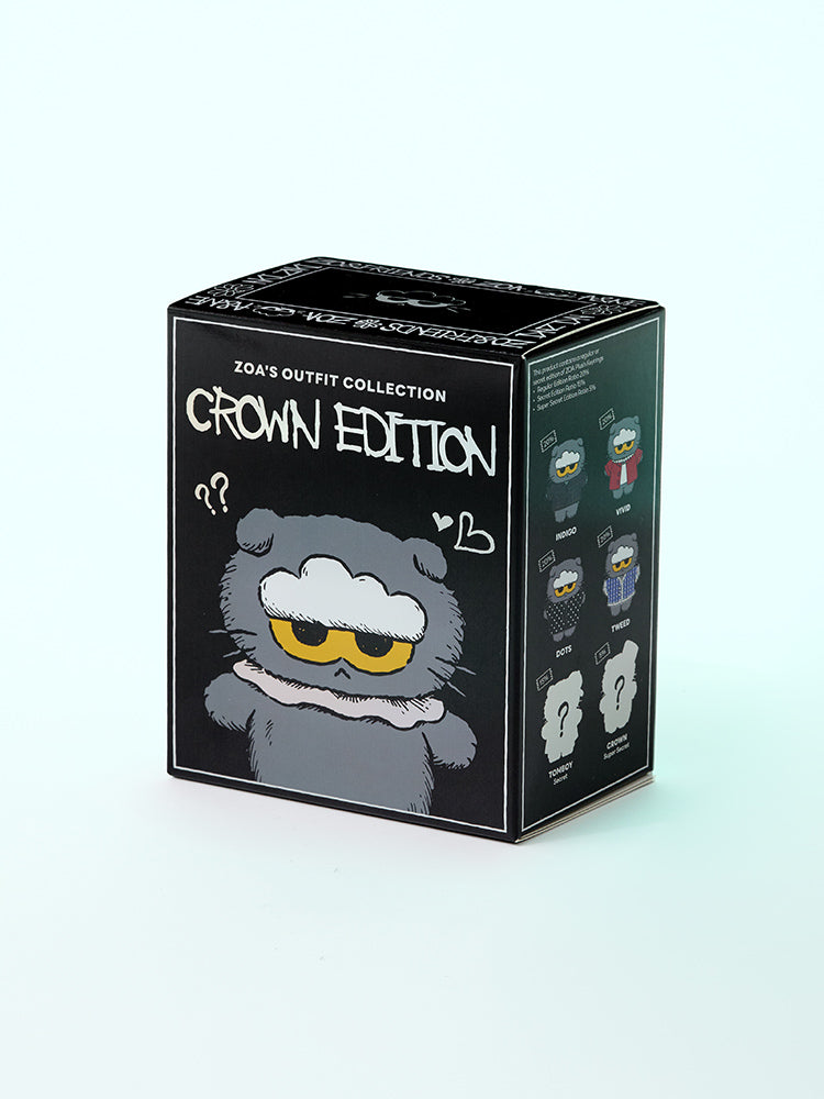 ZO&FRIENDS ZOA RANDOM PLUSH KEYRING CROWN EDITION official product image